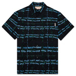 Camicia Logo Poplin S/S Shirt - Black
