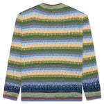 Striped Mohair Sweater - Lake