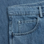 Marni x No Vacancy Inn Blue Chambray 5 Pocket Pants - Iris Blue