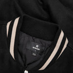 Mascot Wool Varsity Jacket - Jet Black