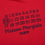 Number Sweater - Military Red
