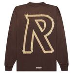 Masking Tape Initial L/S T-Shirt - Cedar