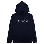 Logo and Skull Hoodie - Navy