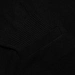 Baby Cashmere Intarsia Knit Sweater - Black