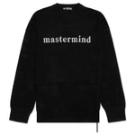 Baby Cashmere Intarsia Knit Sweater - Black