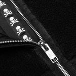 Fleece Jacquard Blouson - Black