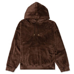 Cotton Fur Hoodie - Brown