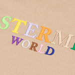Colored Logo Hoodie - Beige
