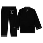 Woven Cotton Pajamas - Black