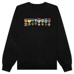 Medals Crewneck Sweatshirt - Black