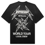 Metallica 40 Year Anniversary S/S T-Shirt - Stained Black