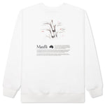 Metalwood x Maxfli Aussie Blade Crewneck Sweatshirt - White