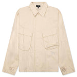 Military L/S Over Shirt - Bone