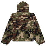 Military Nylon Hooded Anorak - Woodland Camo