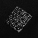Wool and Leather 4G Varsity Jacket - Black