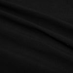 Mock Neck Boxy Fit T-Shirt - Black