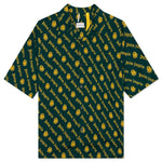 Moncler Genius x Palm Angels Logo Print Shirt - Dark Green