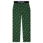 Moncler Genius x Palm Angels Logo Print Trousers - Dark Green