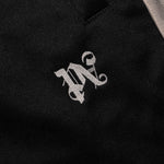 Monogram Colorblock Track Pants - Black/Light