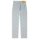 Monogram Denim Pants - Blue