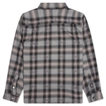 Motif Plaid Shirt - Grey