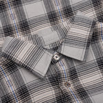 Motif Plaid Shirt - Grey