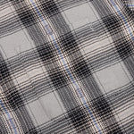 Motif Plaid Shirt - Grey