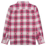 Motif Plaid Shirt - Pink