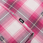 Motif Plaid Shirt - Pink