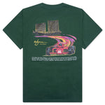 Motion Trail Tee - Dark Green