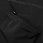 Multi-Pocket Zipped Down Vest - Black