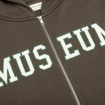 Museum Zip-Up Hoodie - Coffee