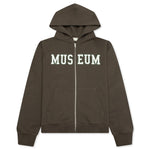Museum Zip-Up Hoodie - Coffee