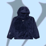 NRG Nocta Fleece Hoodie Womens - Midnight Navy/Wolf Grey