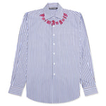 Neck Logo Neon Classic Shirt - Blue Fuchsia
