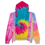 5 Cuts Tie Dye Hooded Sweatshirt - Assorted