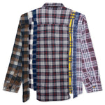 7 Cuts Flannel Shirt - Grey/Red