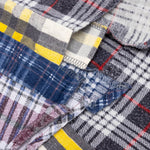 7 Cuts Flannel Shirt - Grey/Red