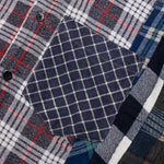 7 Cuts Flannel Shirt - Grey/Red