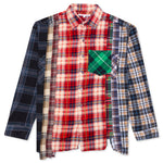 7 Cuts Flannel Shirt - Red/Navy