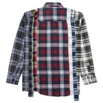 7 Cuts Shirt - Berry/Navy