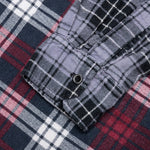 7 Cuts Shirt - Berry/Navy