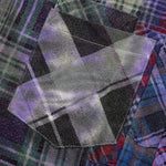 7 Cuts Tie Dye Wide Flannel Shirt - Assorted