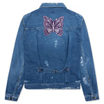 Assorted Patches Jean Jacket - Indigo