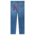 Assorted Patches Slim Jean - Indigo