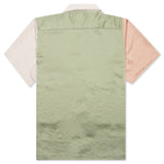 Classic Poly Sateen Multi Color S/S Shirt - Light Tone