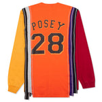 College 7 Cuts L/S Tee - Orange San