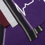 College 7 Cuts S/S Tee - Purple Grand