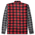 Flannel Shirt Ribbon Wide Reflection Shirt - Assorted