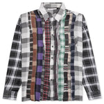 Flannel Shirt Ribbon Wide Reflection Shirt - Assorted